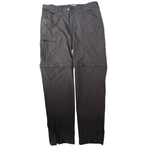 Marmot Convertible Hiking Pants Mens 32 Gray Zip Off Outdoor